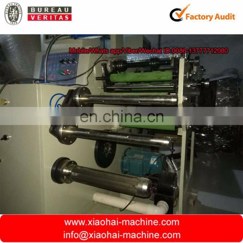 HAS VIDEO Rotary label die cutting machine with slitting function