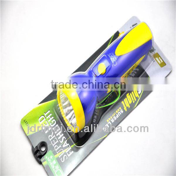 Rechargeable led car lighter torch flashlight