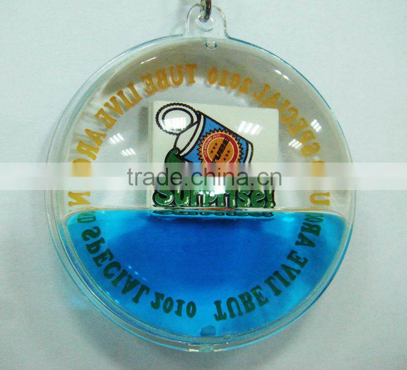 Acrylic Keychain, Round Clear Key Chain