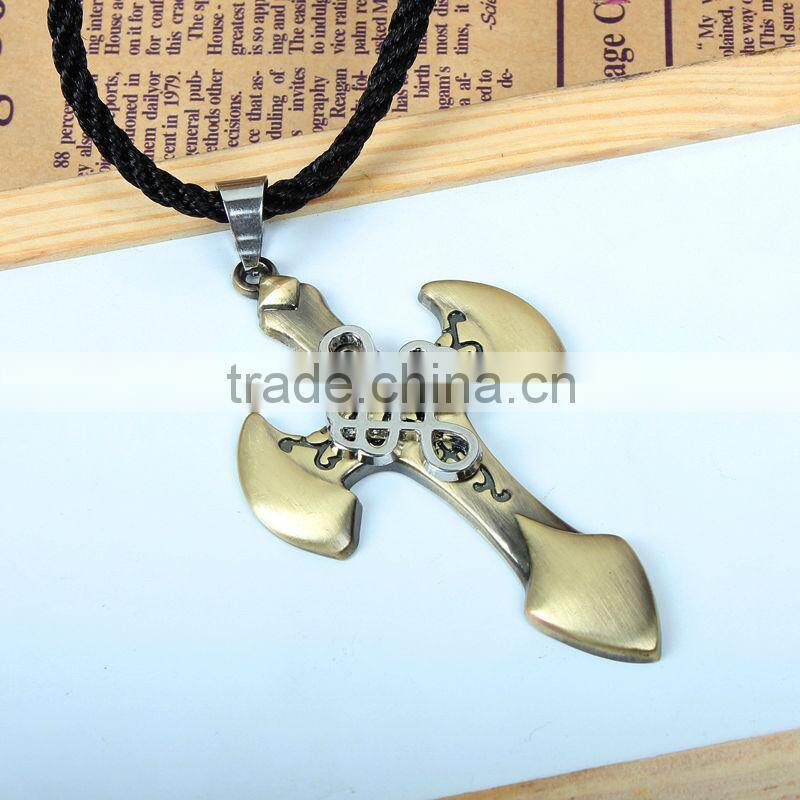 Titanium steel fashion accessories processing cross