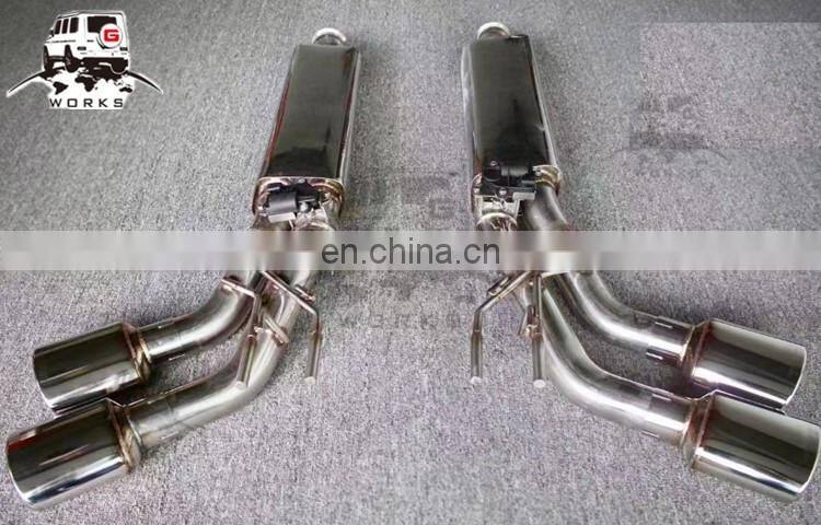 W464 exhaust system for G-class W463A G500 G63 2018-2020y original exhaust system with 6 end pipes and valve control