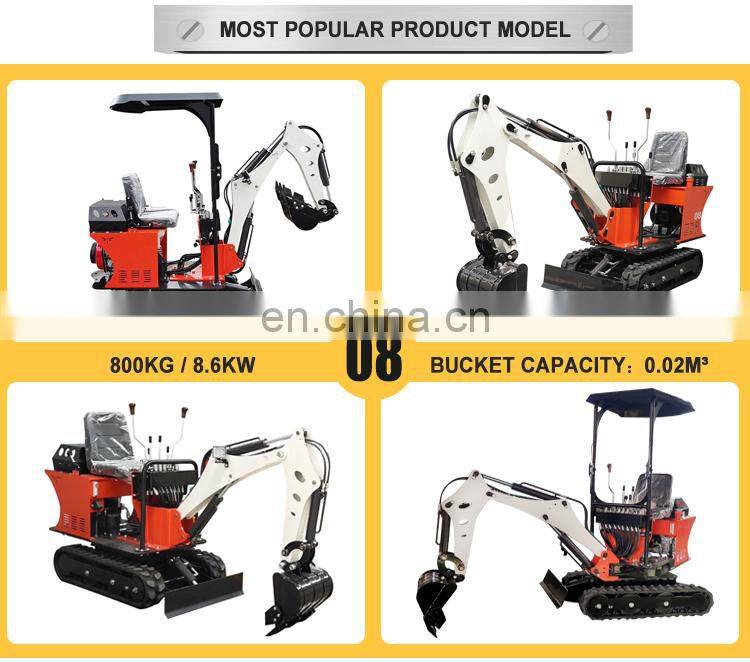 Cheap price!!! Small micro Excavation Machine with Hydraulic Hammer no tail excavator 0.8ton 1ton 2ton 3ton for sale