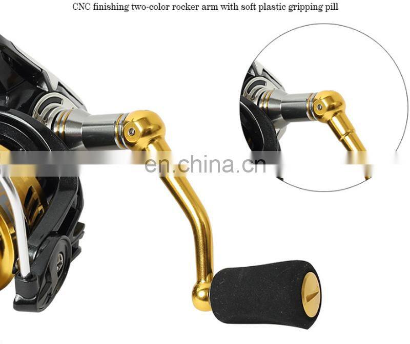 Metal Spinning Wheel Shallow Line Spool Design CNC ArmNylon Body fishing reel Lure fishing reel