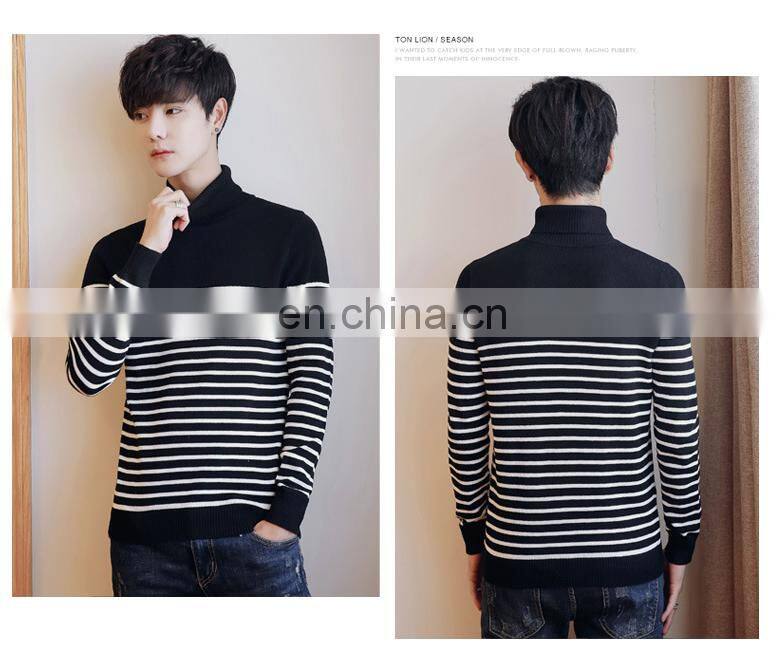 Factory direct sale fashion pullover fashion men's turtleneck sweater