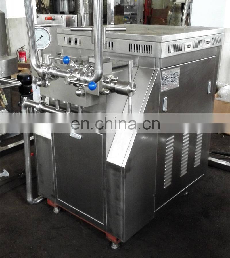 Automatic 100l 200l milk homogenizer machine auto 100 200 liter high pressure fruit juice dairy homogenizer cheap price for sale