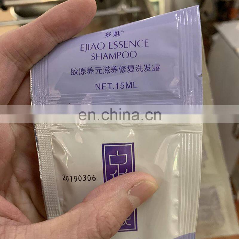 Dession Vertical Packing Machine For 5 ml Disposable Shampoo Shower Gel