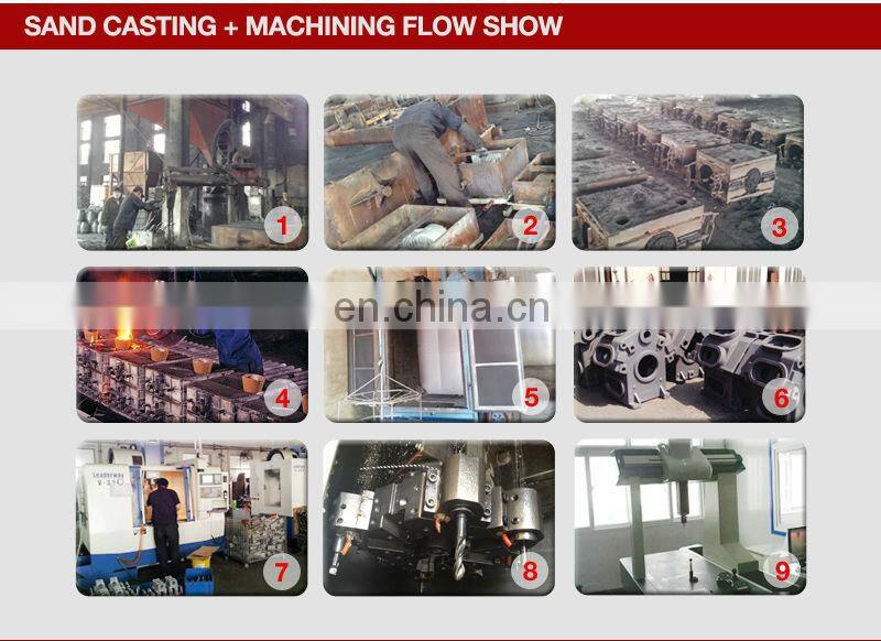 China factory supply cast iron casting large taper bush pulley