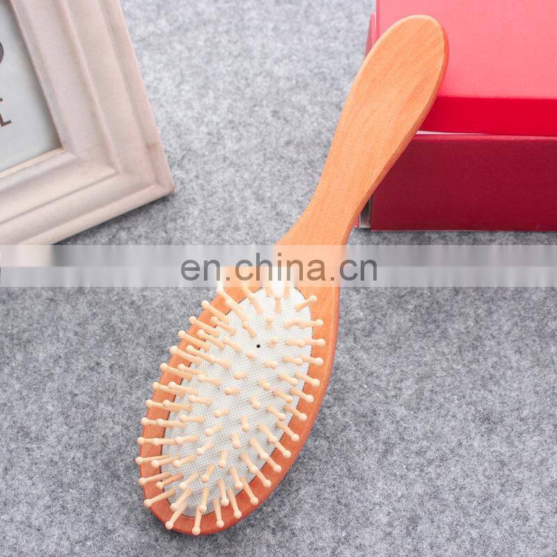 Wooden Bamboo Hair Brush Improve Hair Growth Wood hairbrush Prevent Hair Loss Anti-static Comb
