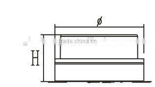 IP43 100 to 300V 40W Induction ceiling light fixture