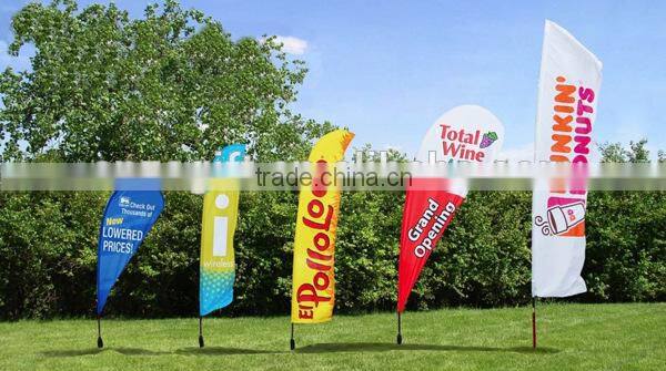 Golf Event teardrop flag