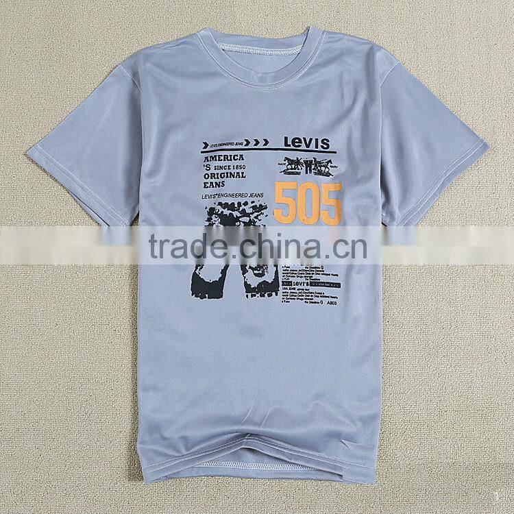 Custom Promotion Sublimated Printing T-shirts, round neck color T-shirt