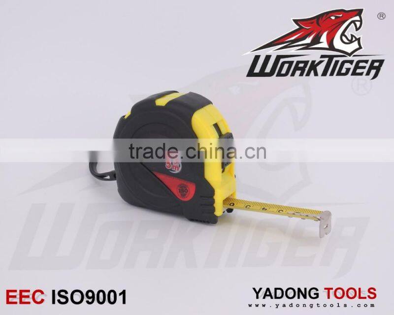 rubber covered one stop measuring tape