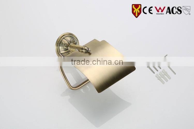 Antique Brass Bathroom Accessory Toilet Tiessue Holder