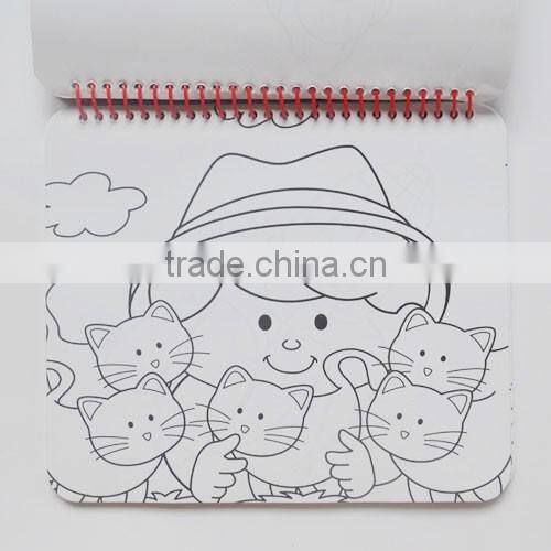 Multi color crayon set, wax crayons set with coloring book for kids