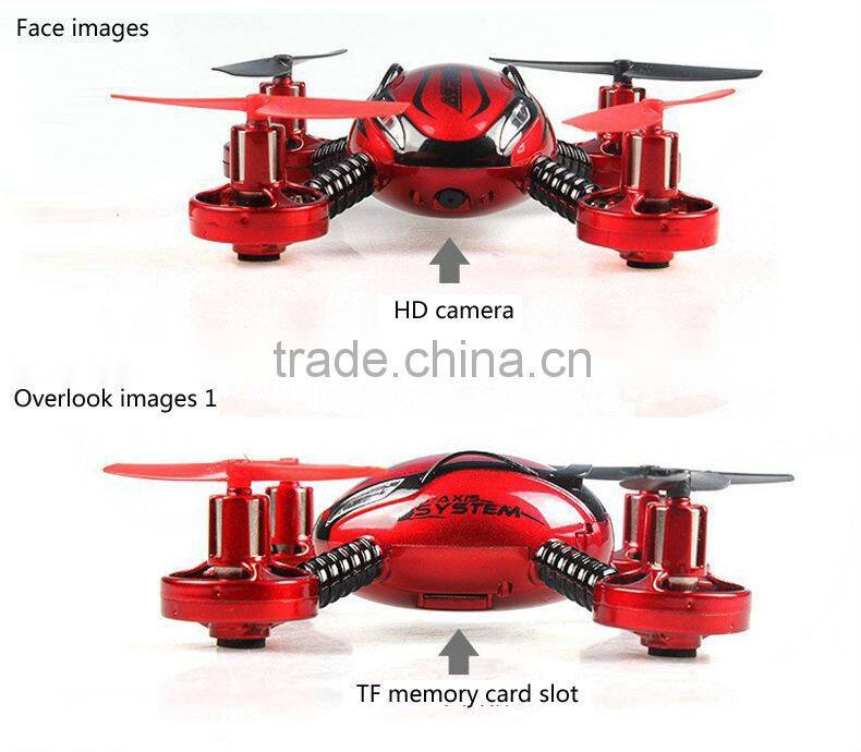 4CH 2.4G mini 4-Aexs Aerocraft With Video Camera 5 LED Lights jxd RC toys