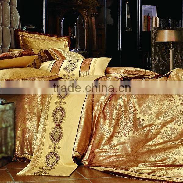 SATIN/YARN-DYED JACQUARD DUVET COVER