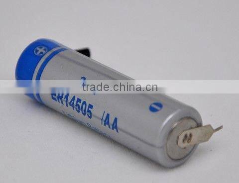ER14505 AA 3.6V 2400mAh Lithium Thionyl Chloride Li-SOCL2 battery