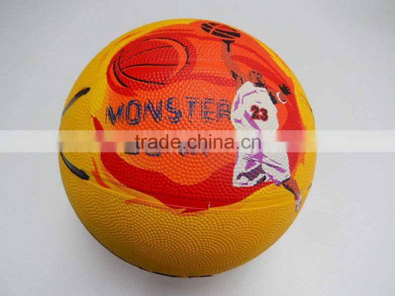Rubber mede basketball offical size 7 for training