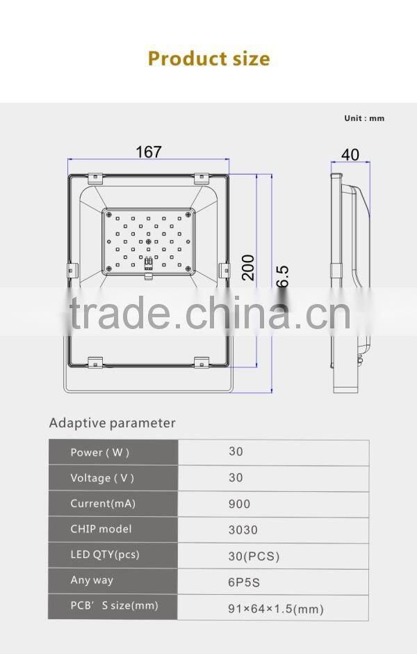 Shenzhen outdoor led flood light factory IP65 50w 100w 200w 150w led flood light