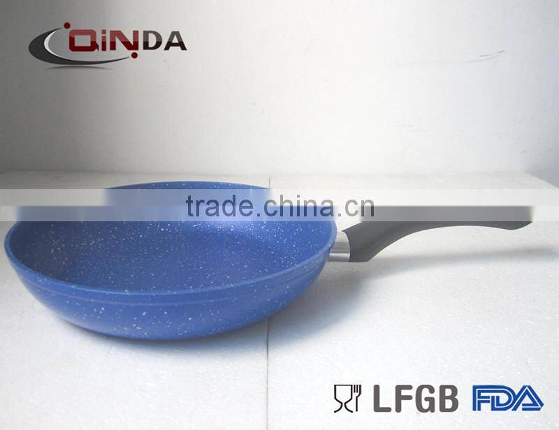Popular stone coating marble forged frying pan