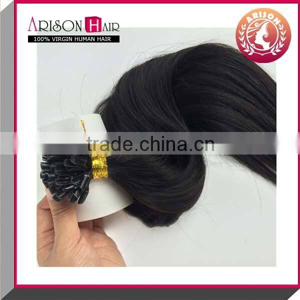 100 cheap remy u tip hair extension wholesale