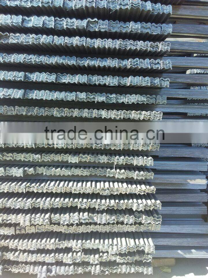 landscape edging powder coated not to rust round or triple pointed tops galvanised or PVC finished galvanized palisade fence