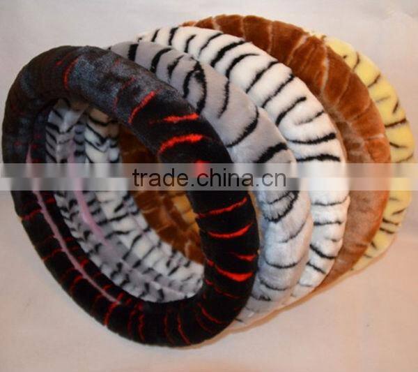 leopard steering wheel cover