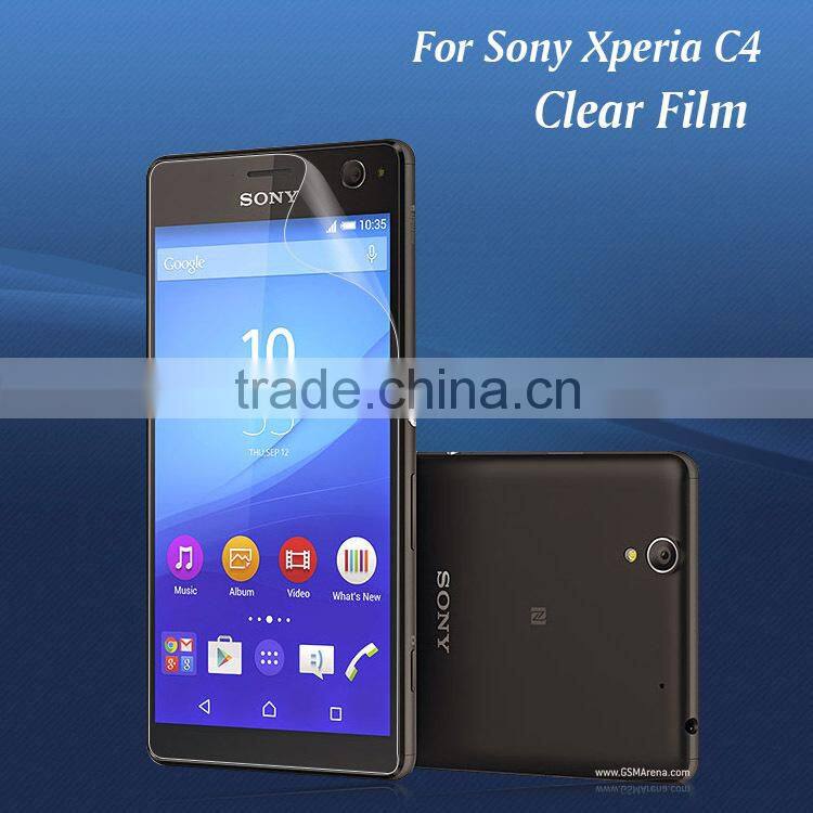 trending hot products clear screen protector for Sony Xperia C4 phone protective film