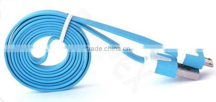 Best Quality Flat Noodle Mobile Micro Phone USB Charger Cable