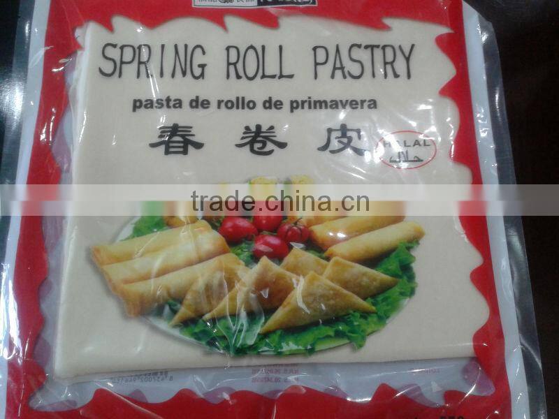 Halal Frozen food! spring roll pastry sheet