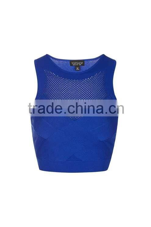 2016 Women 90s Mesh Panel Crop HSS3024