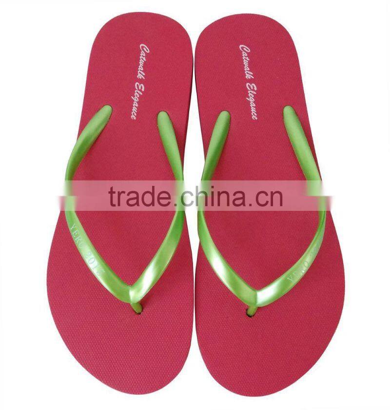 2015 City Beach Woman Flip Flops Printing EVA Slippers