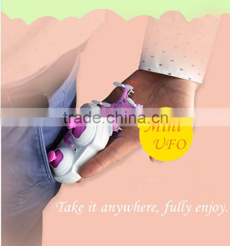 2.4G 4CH mini pocket RC drone, 3D rotation quadcopter