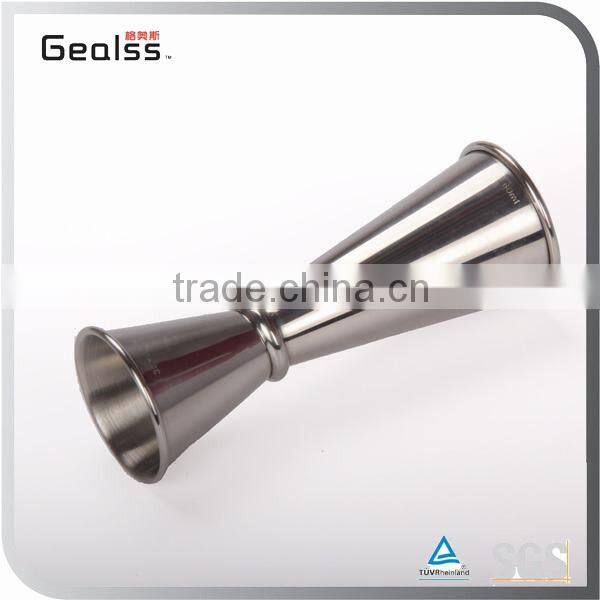 Bar Tool Gold Plating Stainless Steel Cocktail Bar Double Jigger