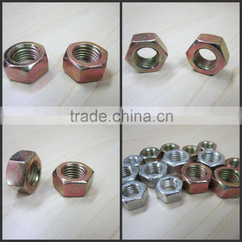 hex nut m22 , yellow zinc ( DIN934)