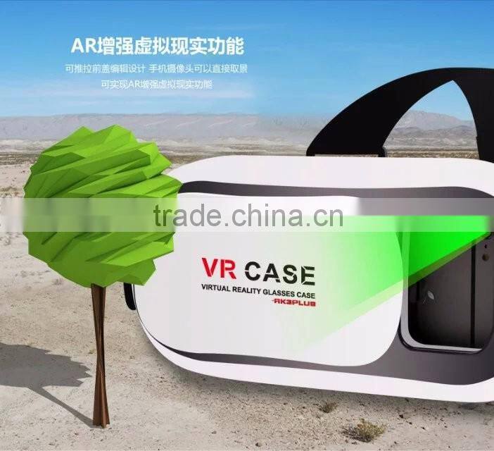 Top Sale VR BOX Version 3D Glasses Virtual Reality 3D VR Glasses For 3.5 - 6.0 inch Smartphone For iPhone 6/6s TB-0165