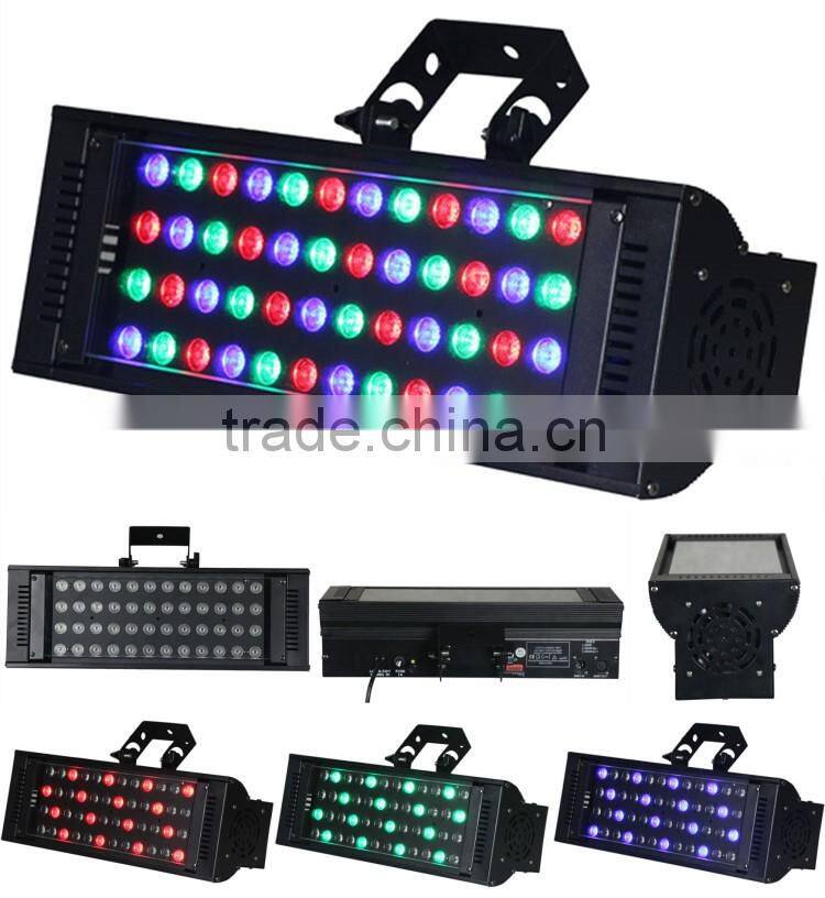 hot sale 48x3w rgb color mixing strobe indoor led stage lighting effect