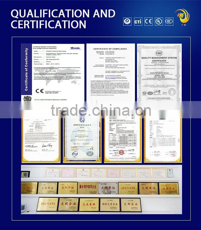 UL3074 fiberglass braid silicone rubber insulation tinned copper wire