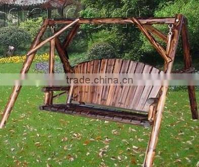 wooden swing