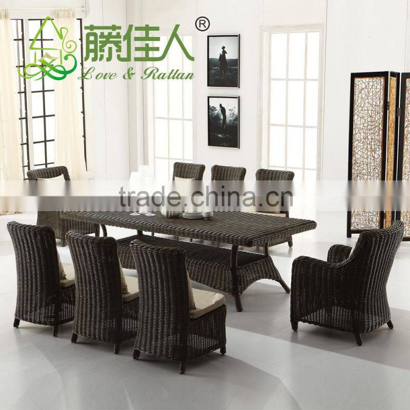 outdoor pe rattan wicker sectional sofa furniture