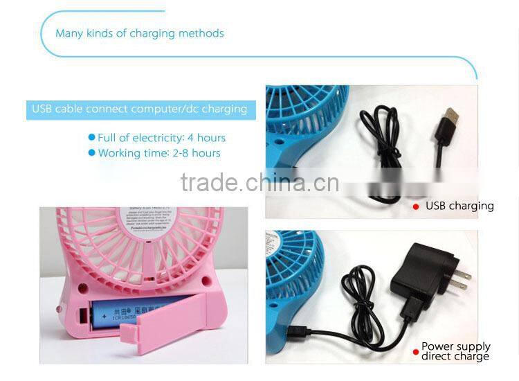 HOT!==Recharging USB mini fan Hand-held portable power bank