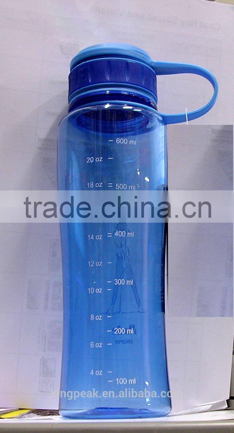 500ml Tritan Wide Mouth BPA-Free Plastic Water Bottle/plastic sports bottle with infusion/outdoor drinking bottle