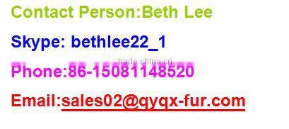 Lady's Fashion Fox Fur Long Vests For Women Cloth