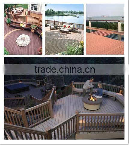 Easy Installation Hollow WPC Chain Link Fencing Handrail Mould For Outdoor Steps