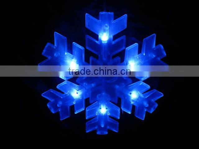 holiday colourful snowflakes shape led adornment light