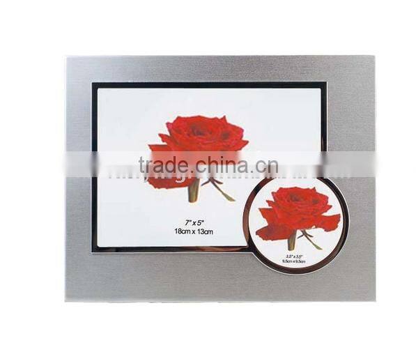 wholesale price 7 "x5" aluminum photo frame for home decoration