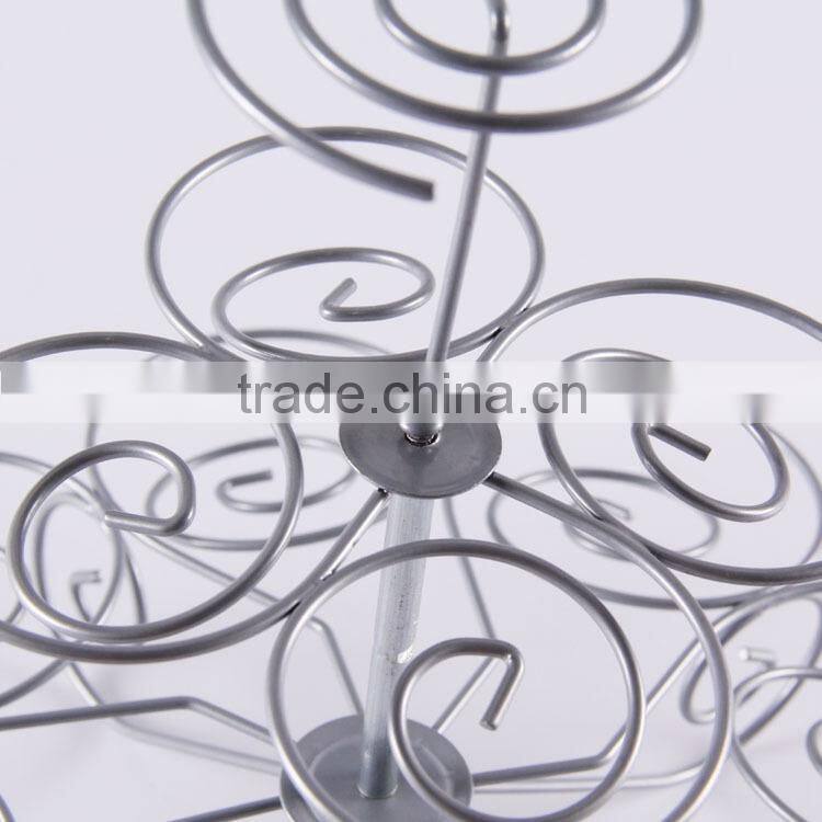 Multi-Tiered Metal Dessert and Cupcake Stand