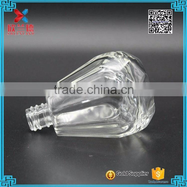 60ml Factory supply fashion glass perfume bottle with metal sprayer wholesale