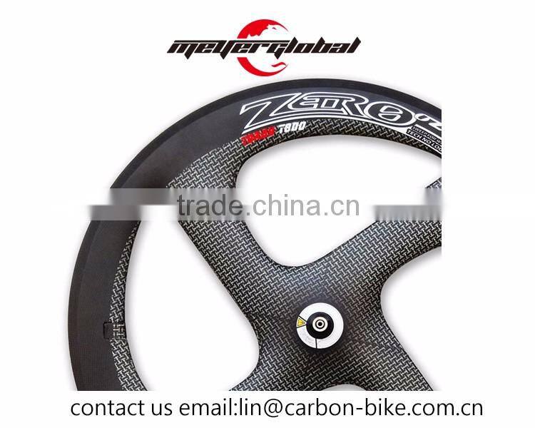 MeyerGlobal Compressive strength T700 carbon fiber rim 4 spoke road bike wheels customized decal