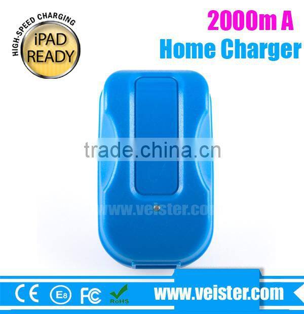 UK Plug,5V 2.1A USB AC Power Wall Charger 3 pin UK Plug for iphone/samsung